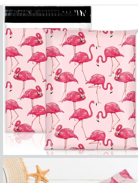 Other - Qty Of 15 - 10x13 Pink Flamingo Mailer Bags - Pack of Poly Shipping Bags